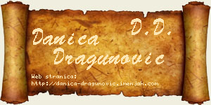 Danica Dragunović vizit kartica
